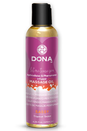 Массажное масло DONA Scented Massage Oil Sassy Aroma: Tropical Tease